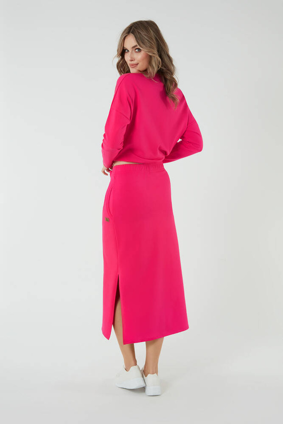 Stella falda maxi mujer Moda Italiana - fucsia