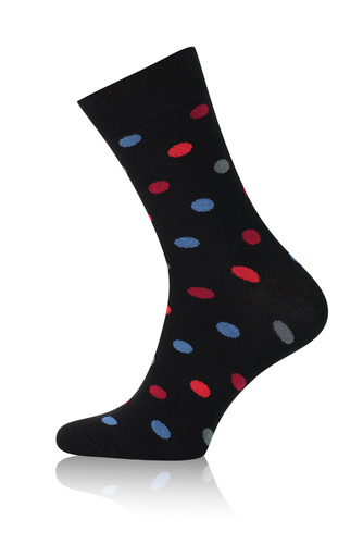 M21 Calcetines largos de hombre Italian Fashion - negro/bordeos/grafito