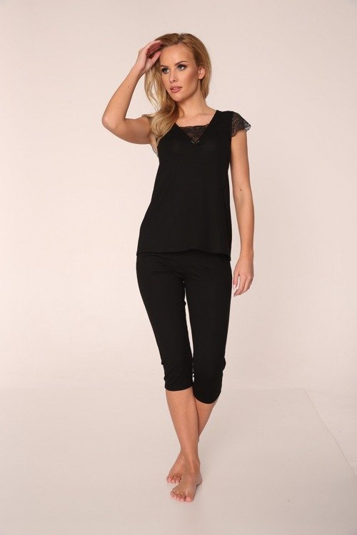 341 Fanny Pijama de mujer Forex - negro