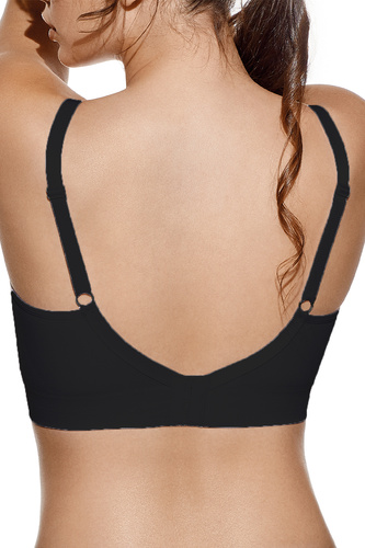 Jana Sujetador de lactancia Selene negro - sin aros, transpirable