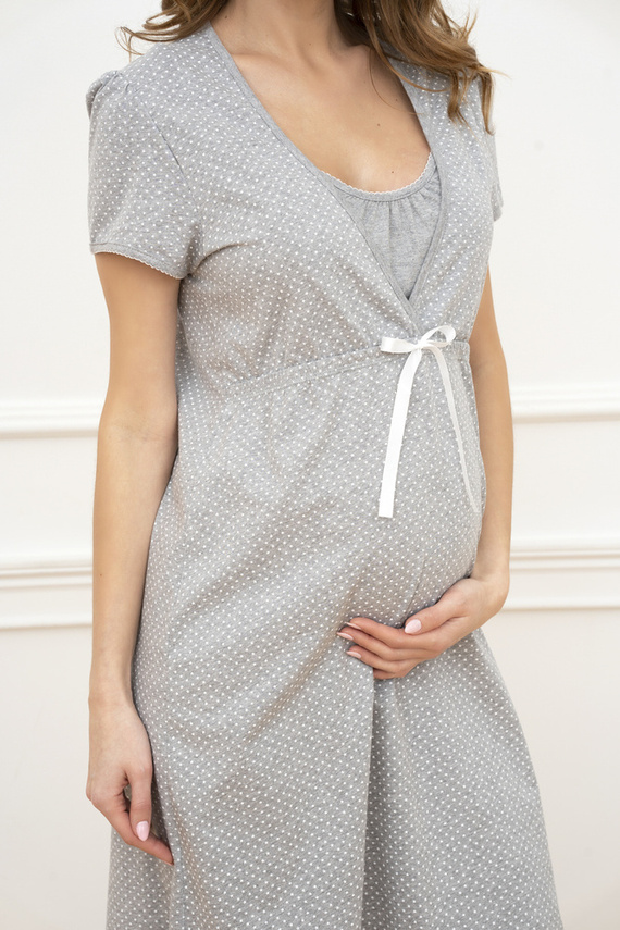 Camisa Joy Embarazo y Lactancia Moda Italiana- melange