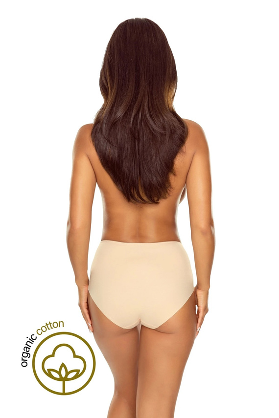 Braguitas de mujer Lapinee 5049 Anastasia de algodón, corte láser, beige, de cobertura completa