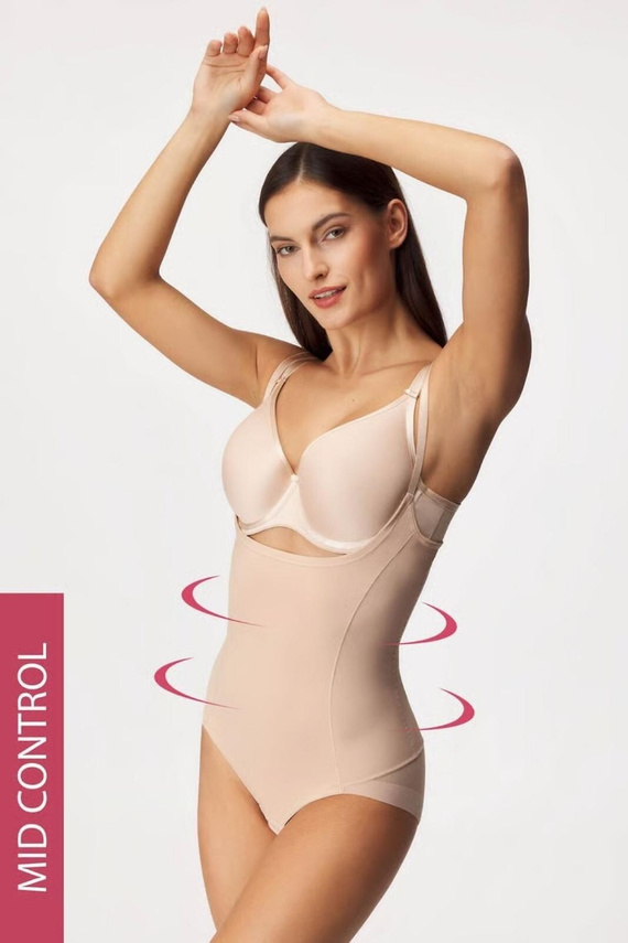 Body moldeador con escote abierto 19621 Ysabel Mora reductor ergonómico