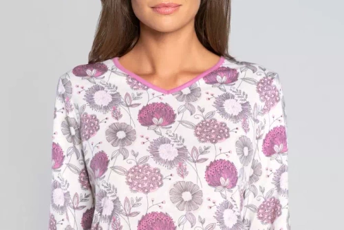 Pijama señora manga larga, pantalón Lobelia Italian Fashion -