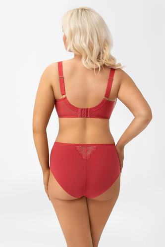 Sujetador soft Gorsenia G 008 Flavia burdeos encaje pecho grande