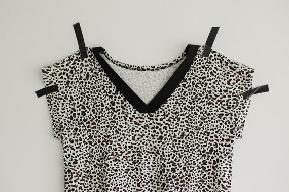 853 Kendall De Lafense - Camisón Pantera viscosa - camuflaje crudo