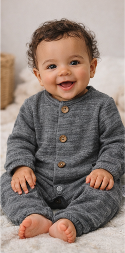 Pijama Just Muslin 02235BSN Makoma navy- ligero, transpirable, 100% algodón