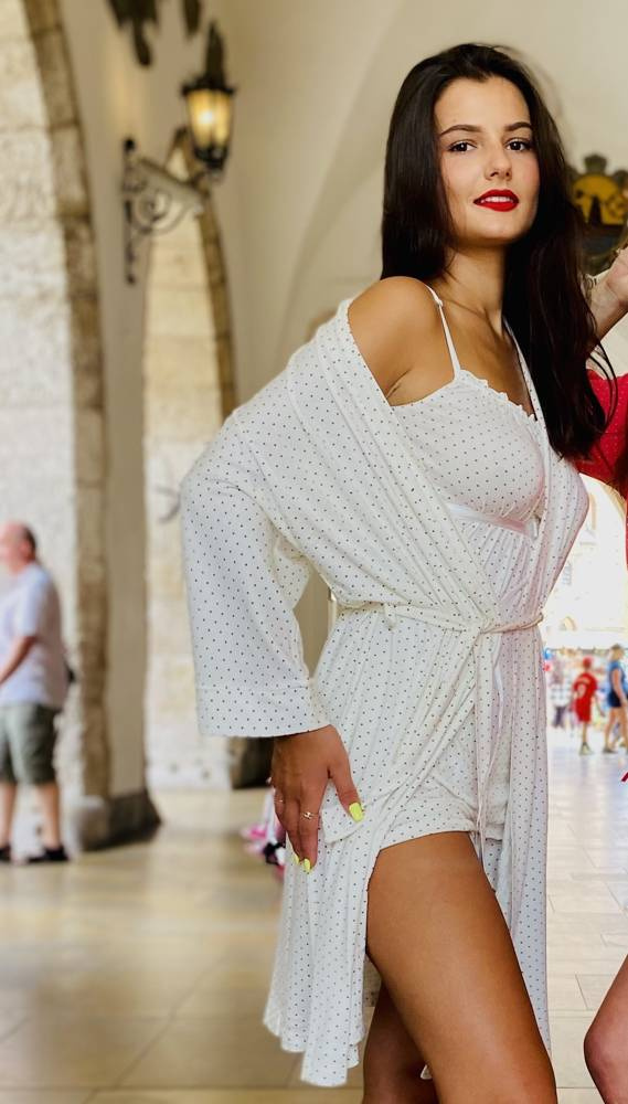 915 Pijama de mujer Dots Forex - crudo