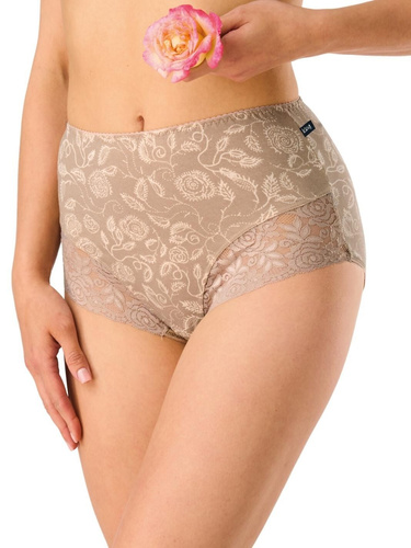 Figi LPF 599 Key beige-moca maxi bikini – Confort y elegancia en algodón de alta calidad