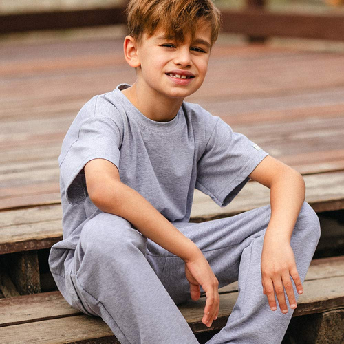 Camiseta infantil oversize Eevi Simply Comfy 100% algodón