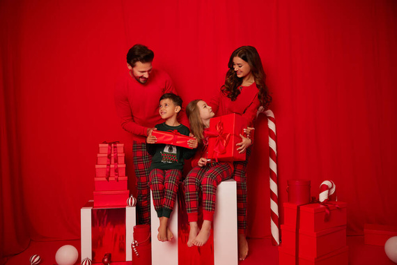 Pijama para niños Tess Italian Fashion - rojo/estampado