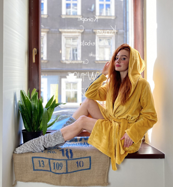 626 Abigail Bata corta de mujer Forex - miel