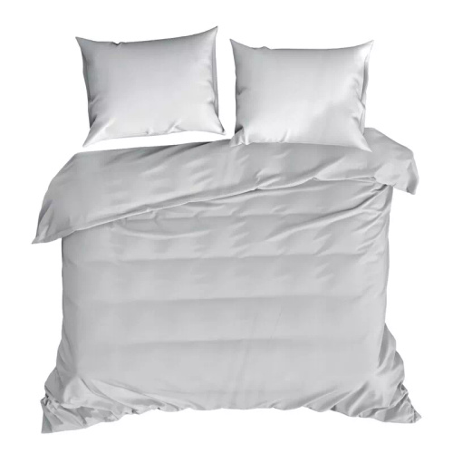 Ropa de cama MI de microfibra Eurofirany suave con cremallera 100% poliéster plateado