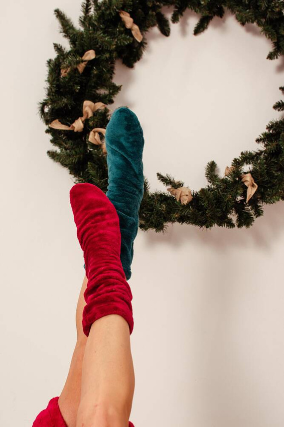 553/554 Calcetines de dormir Wellsoft Smooth De Lafense - verde