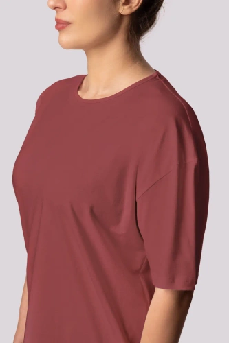 Bliss pijama de mujer de manga corta Mona cereza