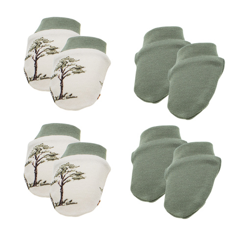 218083 Guantes para bebé del Oso Yogui Nicol - algodón, paquete de 4