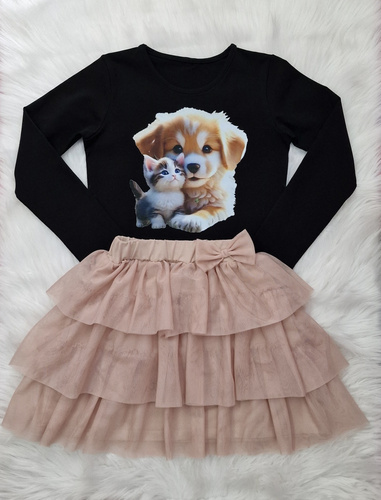 Friends Blusa infantil Bambarillo negro- jersey | Comodidad y estilo
