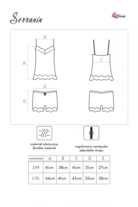 Serranin LC 90556 Conjunto mujer LivCo Corsetti Moda