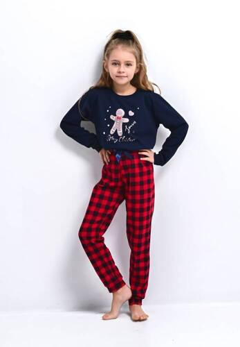 Pijama de niña Amma Kids Sensis - azul marino