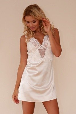 Picardías de satén para mujer Merida Kalimo - crudo