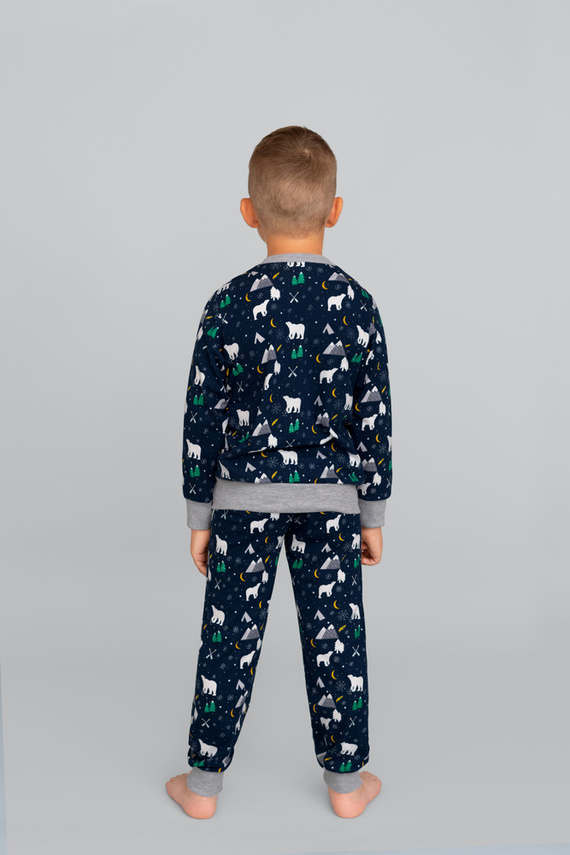 Pijama Sid Niños Moda Italiana- estampado burdeos