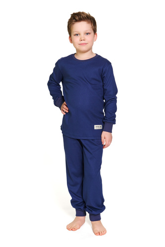 7351 Doctor Nap pijama de algodón para niños - comfort classics - azul marino