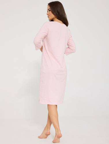 Cornette Your Day 2 641/501 Camisón 100% Algodón 3/4 Rosa