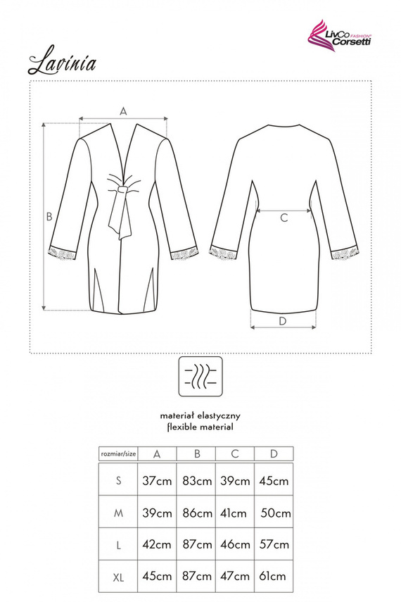 Lavinia LC 90023 Bata de mujer LivCo Corsetti