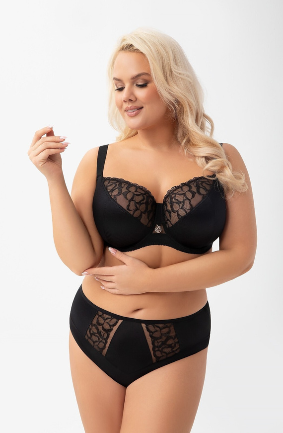 K 934 Isla Bra by Gorsenia - suave, negro, sensual y cómodo