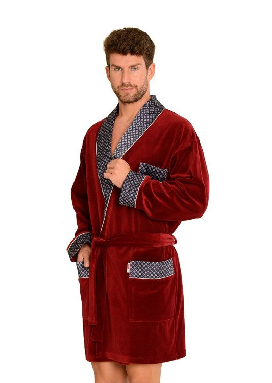 772 Bata de hombre Bonjour forex - granate