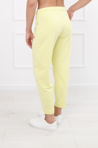 Pantalones deportivos Kaori Italian Fashion algodón amarillo