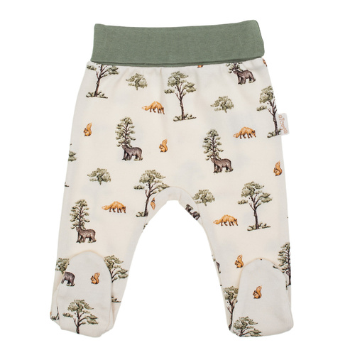 218009 Saco de dormir de algodón Oso Yogui Nicol - estampado bosque