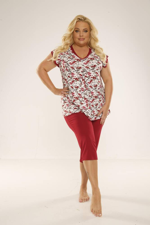 489/491 Pijama Mia Mujer Tallas Grandes Forex - rojo