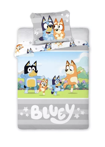 Ropa de cama Bluey Faro 100% algodón suave ropa infantil Bluey