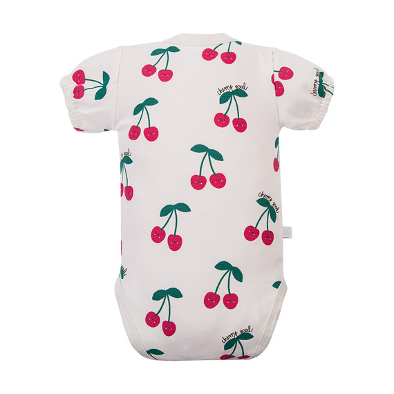 Body bebé Eevi Cherry manga corta algodón elástico cómodo