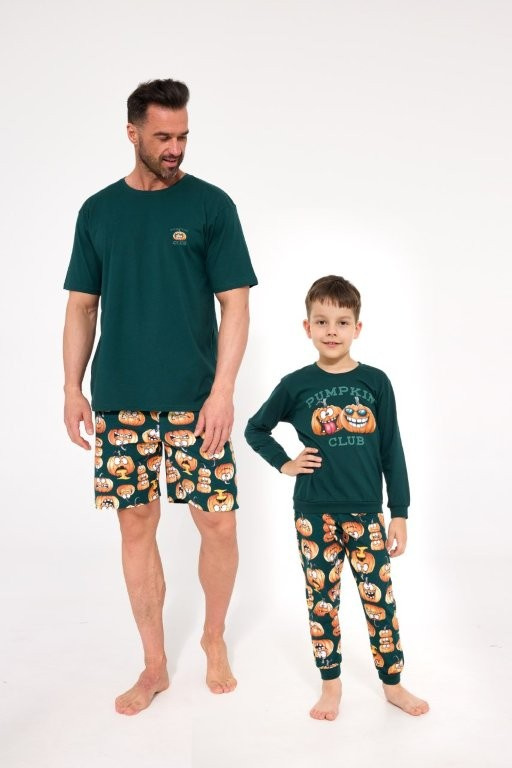 Pijama para hombre Cornette 326/326 Pumpkin Club 2 100% algodón pantalones cortos