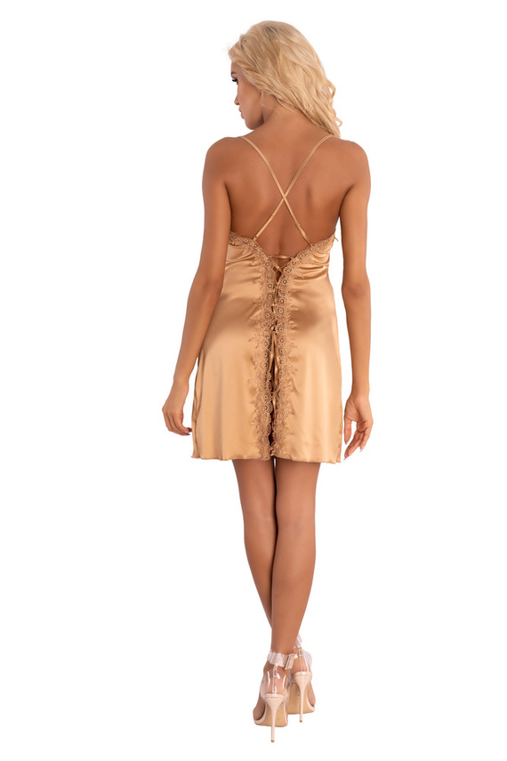 Raber Café LC 90579 LivCo Corsetti Moda café conjunto de dos piezas para mujer