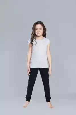 Camiseta Tola para niña, manga corta Italian Fashion- melange