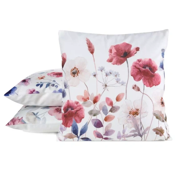 Funda cojín 45x45 Mink 36 Eurofirany terciopelo flores