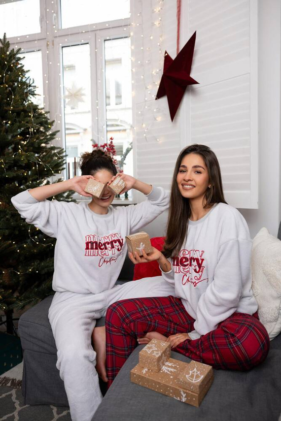 Pijama de mujer Gween Soft/Flannel Sensis - gris