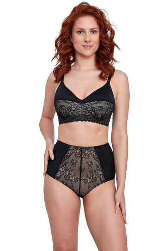 BS 001 Sujetador suave Doris Spacer de Gaia - negro