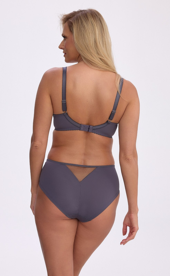 Gaia BS 1379 Renata sujetador semi soft grafito con bordado SS4
