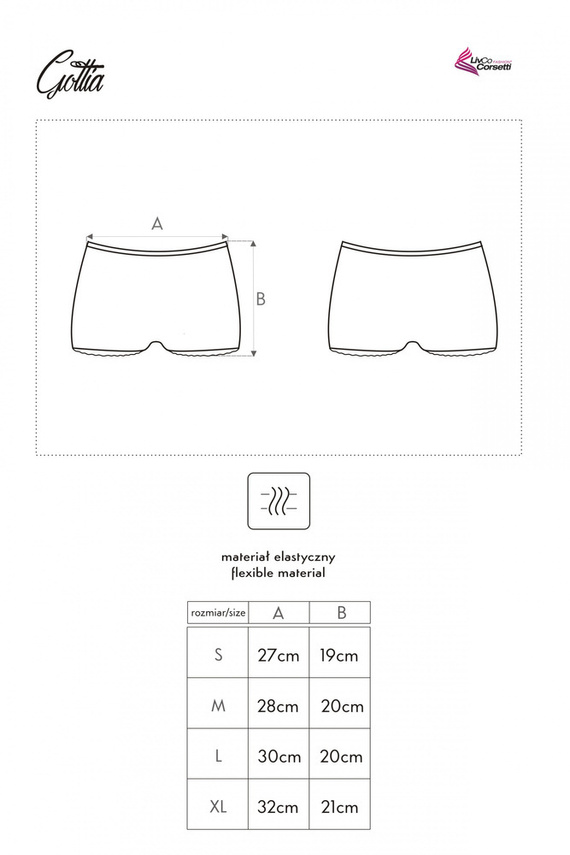 Gottia LC 6051 Pantalones cortos mujer LivCo Corsetti Moda blanco