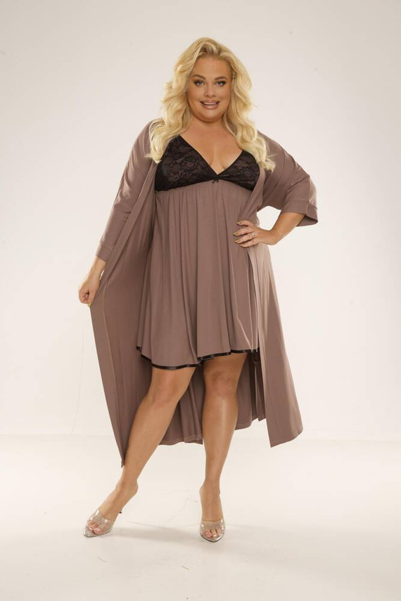 713 Camisón Cloche Forex - mocca