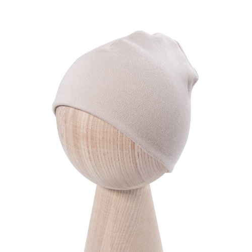 Gorro para bebé de lana merino Eevi - beige, suave y transpirable