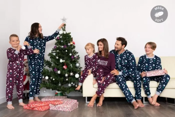 Pijama Sid Niños Moda Italiana- estampado burdeos