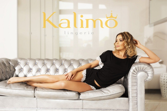 Delos Conjunto de pijama para mujer Kalimo - negro