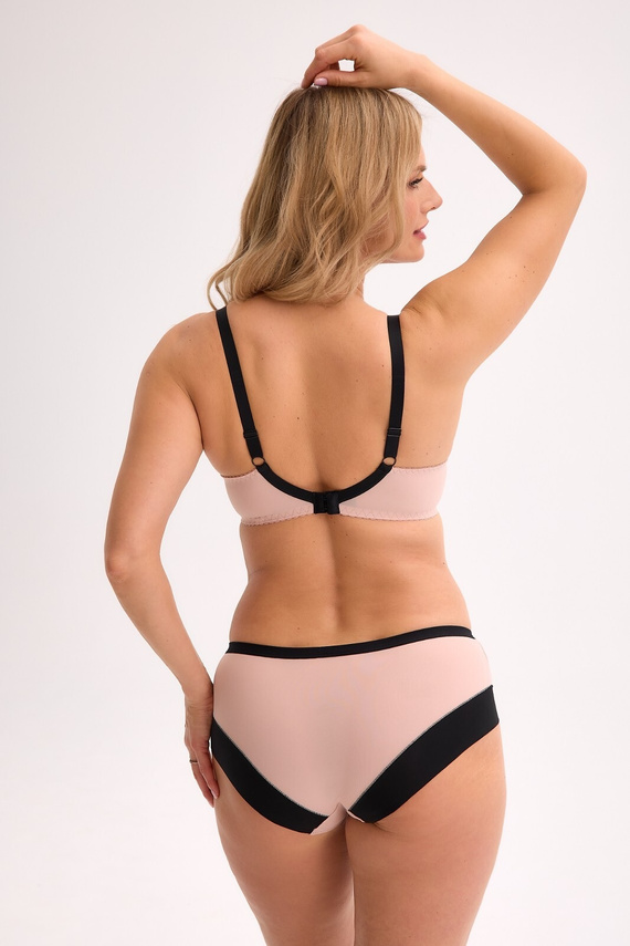 Gaia Ivana bragas de mujer GFP 1327 - negro y rosa, encaje, comodidad y estilo