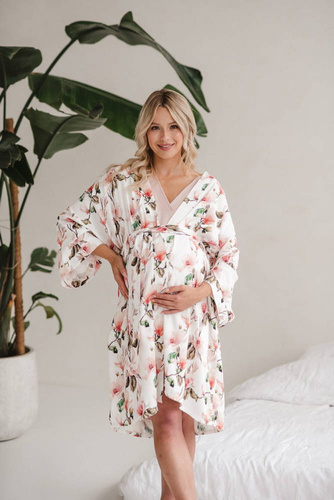 Magnolie szlafrok bambusowy Milk&Love 