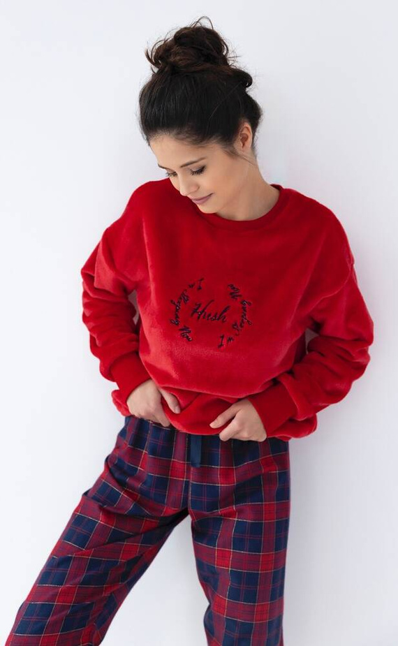 Cordelia Sensis pijama de mujer - azul marino-rojo